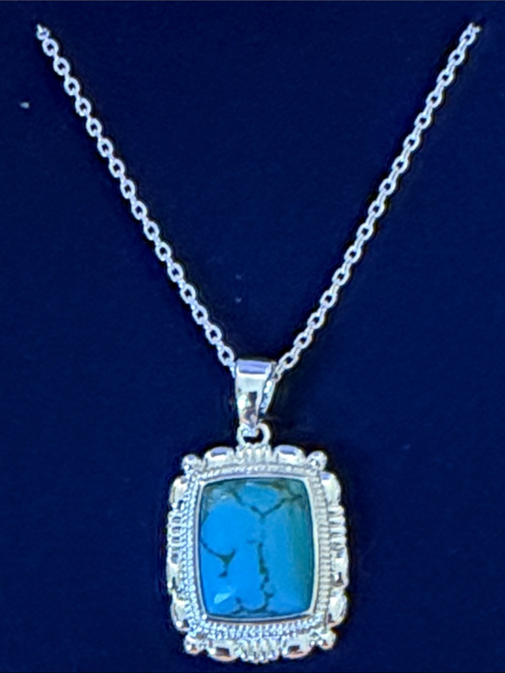 Montana Silversmith’s Turquoise Peace Necklace - Picture 4 of 9